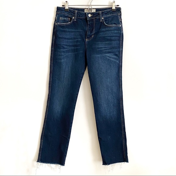 Free People Cropped Raw Hem Jeans 26 - Picture 2 of 7